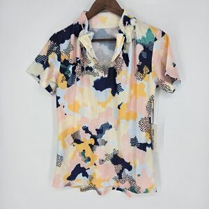 NWT SwingDish Abstract Womens Golf Shirt M